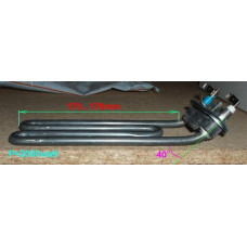 Тэн для стиральной машины Bosch (Бош) 182704,264986, BO5116- 1900W резко изогнутый- с отверстием под датчик