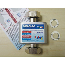 Магнитный преобразователь воды UDI - MAG DIMA 1/2"-1/2" 20000 Гс, Арт. 10155020L ВРЕЗНОЙ ( Италия)