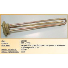 Нагревательный элемент (ТЭН) для водонагревателя 2000W - 182244- анод M6