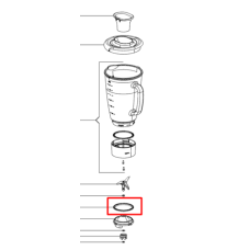 Кольцо для блендера Moulinex (Мулинекс) - MS-0A11389