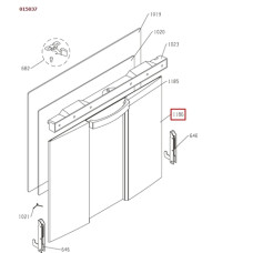 Стекло внешнее двери духовки GORENJE - 311428