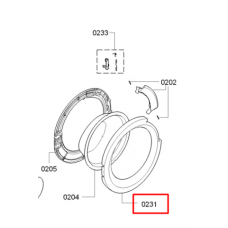 Обрамление люка внешнее для стиральной машины Bosch (Бош) 748152