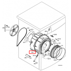 Бак для стиральной машины Electrolux (Электролюкс) - 3484160811