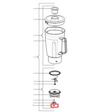Гайка для блендера Moulinex (Мулинекс) - MS-0A11395, MS-0A11822