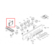 Модуль (плата) управления для плиты Bosch (Бош) / Siemens (Сименс) - 641831